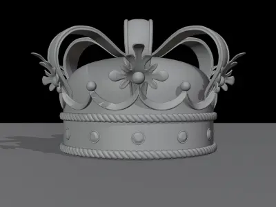 crown 3D print model