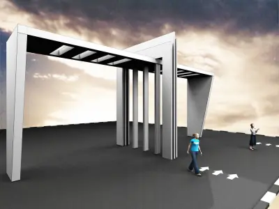 Decoration Gate Design a291  3D model