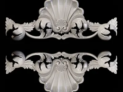 Classic carved 038 3D model