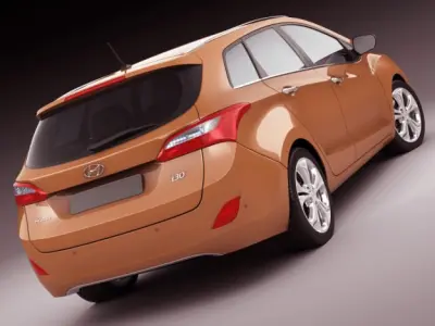 Hyundai i30 Wagon 2013 3D model