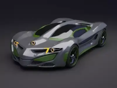 Rhinoster futuristic concept 3D model