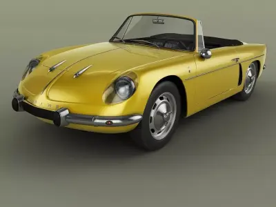 Renault Alpine A108 Convertible 3D model