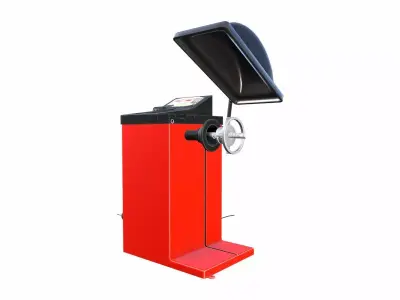 Wheel Balance Machine Low-poly 3D model