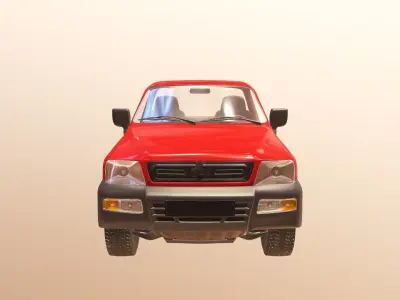Pickup Truck PBR 3D model