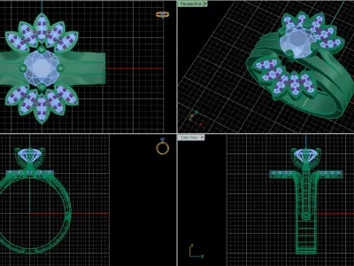 jewelry ring 192 3D print model