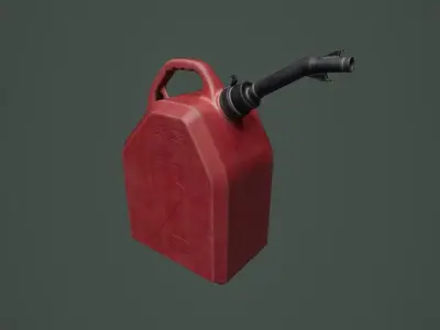 Jerrycan 01 Low-poly 3D model