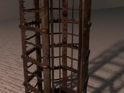 Torture Cage Low-poly 3D model