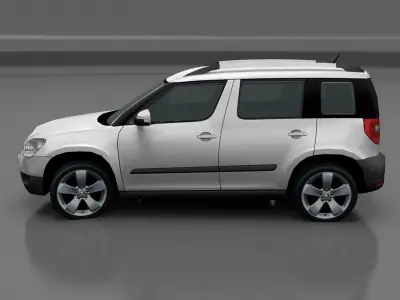 Skoda Yeti Low-poly 3D model
