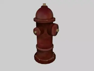 Firehydrant fire hydrant Free low-poly 3D model