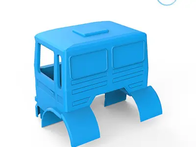 MAN F8 Cabin 3D print model