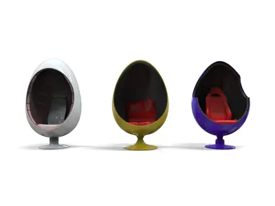 an egg chair Free 3D print model