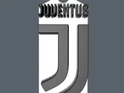 Juventus keychain 3D print model