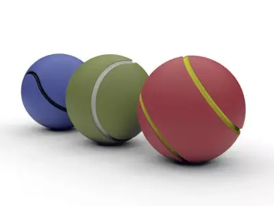 Tennis Ball Free 3D model get