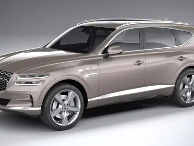 Genesis GV80 2021 3D model