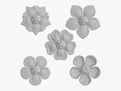 Flower 02 3D model