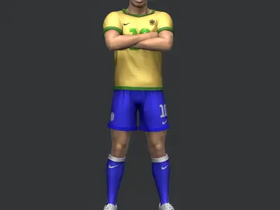  Ronaldinho Gaucho 3D Printable 3D print model