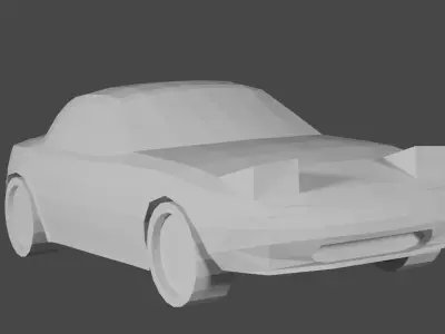 1989 Mazda MX-5 NA Miata Eunos Roadster Low-poly 3D model