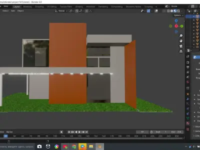 modern house 3D model 20