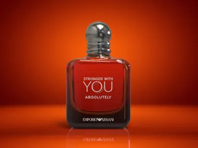 Strong with YOU by Emporio Armani 3d bottle  3D print model