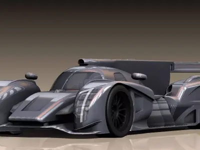 HIGH DETAIL Audi LeMans Race Car - 6 Parts for 3D Printing  3D print model