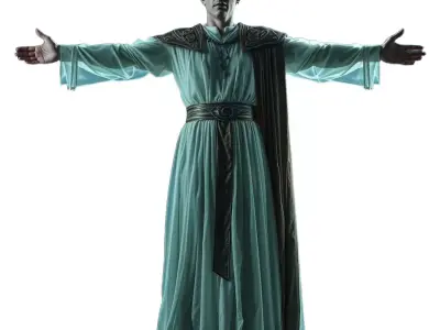 Majestic Regal Attire model pack Low-poly 3D model