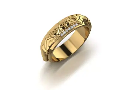 carrera  ring    wedding ring 3D print model