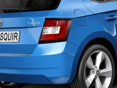 Skoda Fabia 2015 3D model