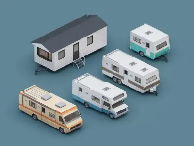Camper trailers and motorhome pack