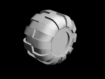 hobby tire 3D print model