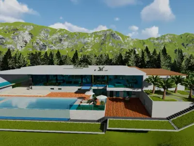 HOUSE IN THE FOREST 3D model