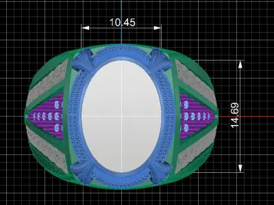 NEO MAN RING MODEL10 3D print model