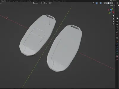 CAR KEY 07 3D model