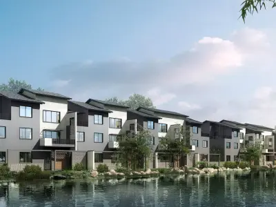 3D model of 2022 luxury fashion villa exterior 84 3D model