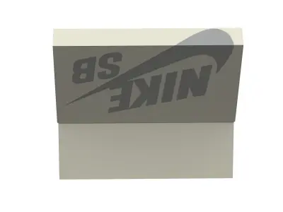 Nike Shoe Box PBR 09 Low-poly 3D model