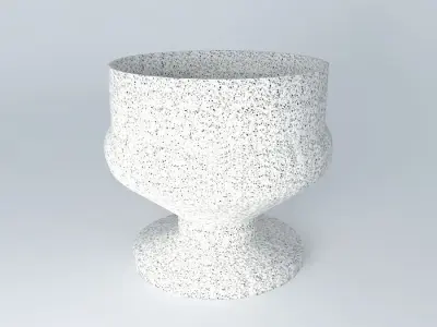 vaso granito granite vase Free 3D model
