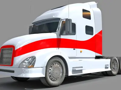 Truck Tractor 05 3D model