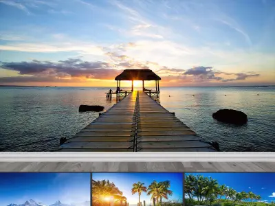 Photo Wallpaper No 3 Low-poly 3D model