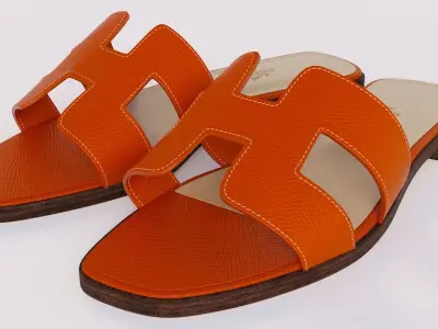HERMES ORAN SANDAL 3D model