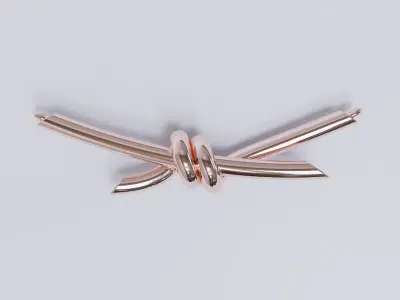 Tiffany knot necklace pendant 3D print model