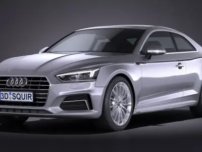 Audi A5 Coupe 2017 3D model