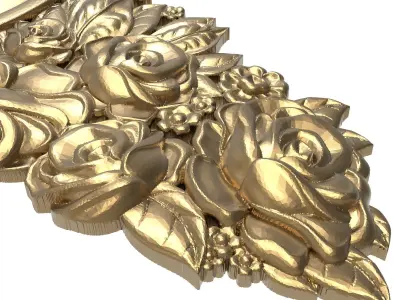 decorative pattern ready for 3D printing 3D model 33