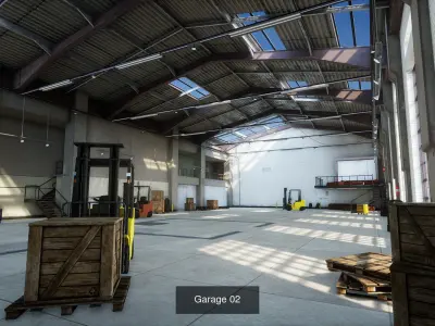 Garage Collection warehouse 3D Model Pack