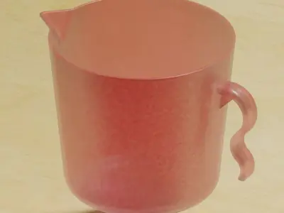 Transparent Bath Mug 3D model