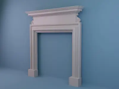 Georgian style fireplaces series No1 3D model