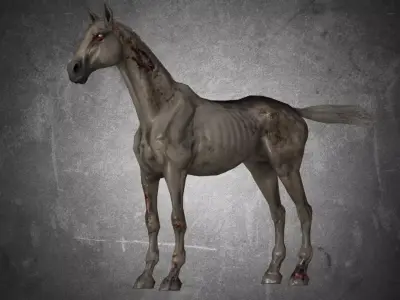 Horse - Pestilence No Gear 3D model