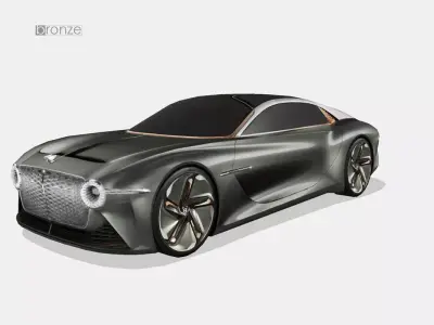 Bentley EXP 100 GT Concept 2019 Low-poly 3D model