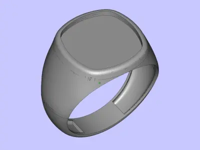 Enamel Ring 3D print model