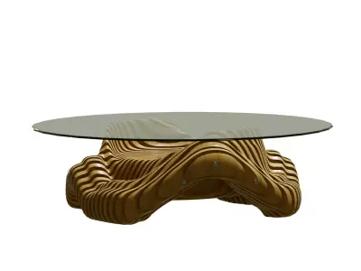 Parametric coffee table 05 3D model