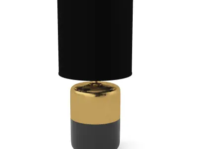 Table Lamp and Pineapple 3D model
