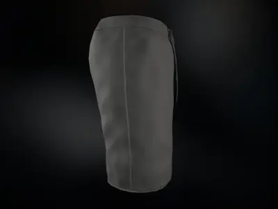 Gray Shorts Low-poly 3D model